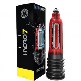 Гидропомпа BATHMATE HYDRO7 BRILLIANT красная Гидропомпа BATHMATE HYDRO7 BRILLIANT красная